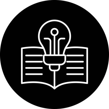 Basit Bilgi simgesi vektör illüstrasyonu