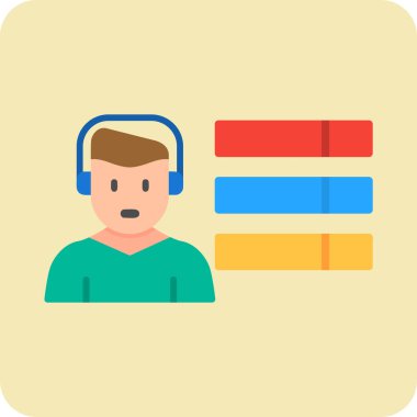 Skills web simgesi vektör çizimi