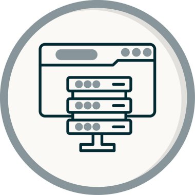 Ev sahipliği. Web simgesi basit illüstrasyon 