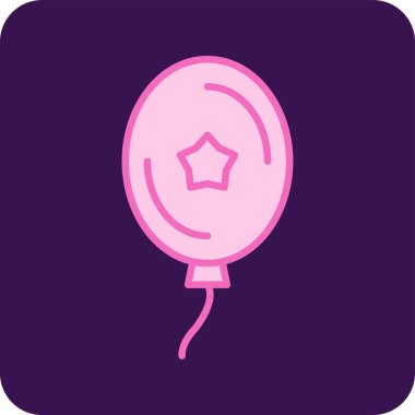 balon ikon vektör illüstrasyonu