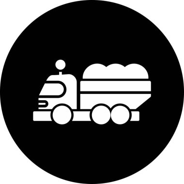 Kamyon. Web simgesi basit illüstrasyon