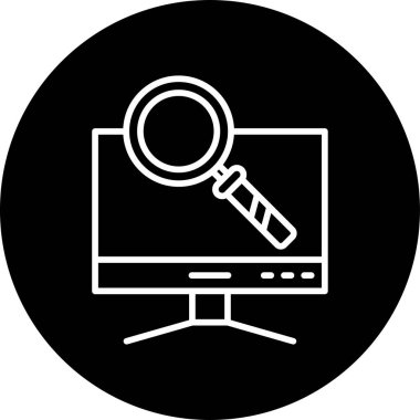 Basit Bilgisayar vektör illüstrasyonu