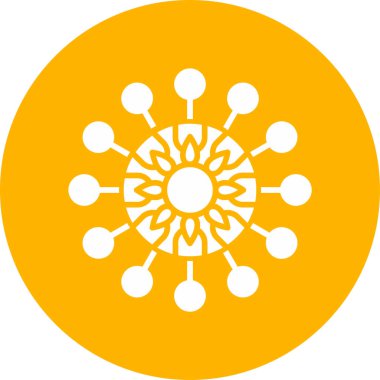 İğnelik Modern Simge, Vektör İllüstrasyonu 