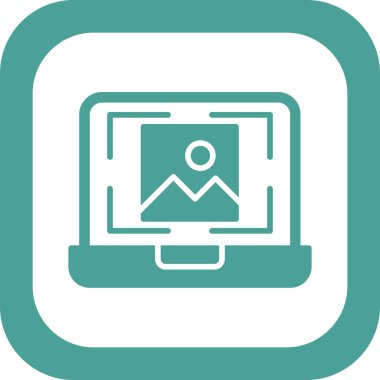 Çözüm. Web simgesi basit illüstrasyon 