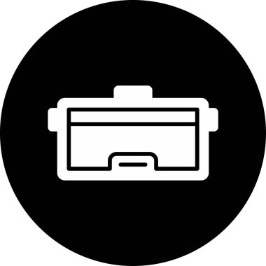 Gözlükler. Web simgesi basit illüstrasyon 