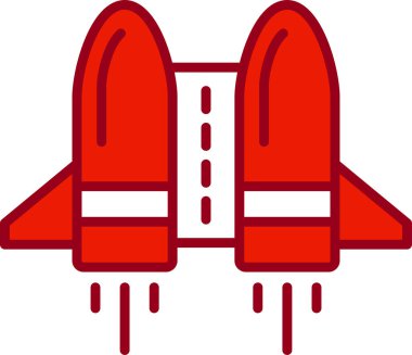 Jetpack web simgesi vektör çizimi