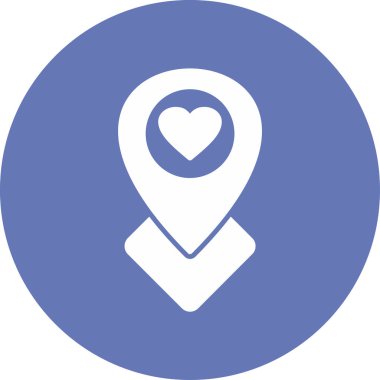 Konum haritası işaretleyici. vektör simgesi