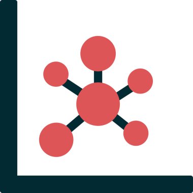 Kümeleniyorlar. Web simgesi basit illüstrasyon