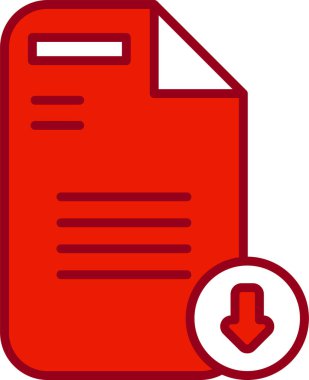 Download file. web icon simple illustration