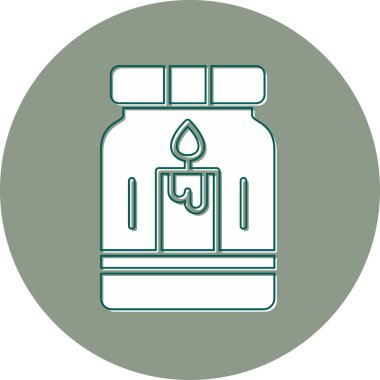 Mum. Web simgesi basit illüstrasyon 