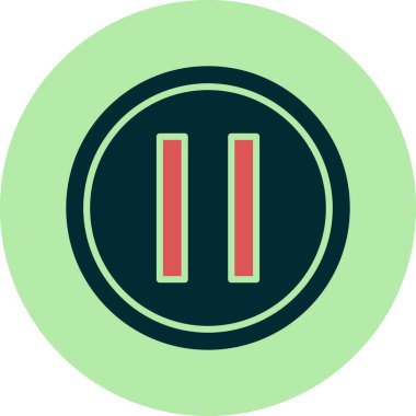 Paralel ağ simgesi, vektör illüstrasyonu