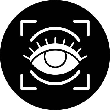 İnsan gözünün basit doğrusal resmi açıldı, vizyon kavramı