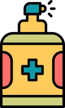 Sprey ağ ikonu vektör illüstrasyonu