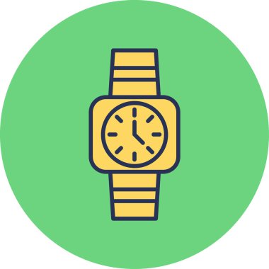 Smartwatch icon, vector illustration simple design