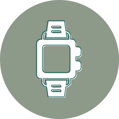 smartwatch simgesi, vektör illüstrasyonu basit tasarım