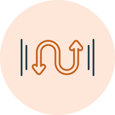 ok simgesi işareti, vektör illüstrasyonu