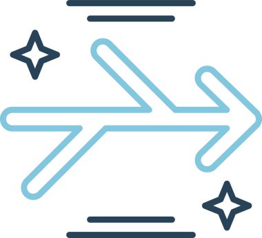 ok simgesi işareti, vektör illüstrasyonu