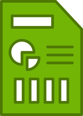 Basit çarşaf. Web simgesi illüstrasyonu