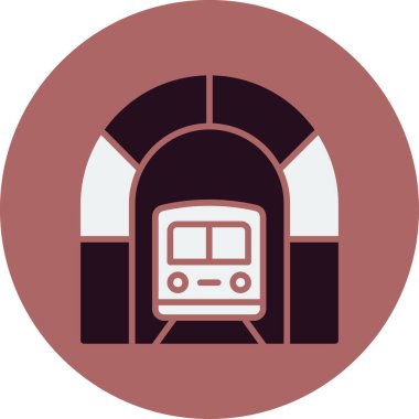 Tünel ağ simgesi vektör çizimi 