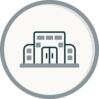 Alışveriş merkezi simgesinin ana hatları 