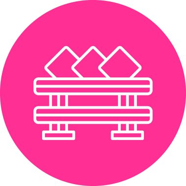 kanepe modern simge, vektör illüstrasyonu 