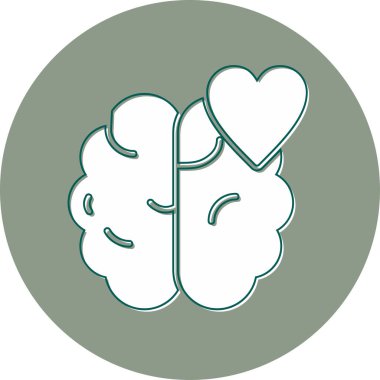 Zihinsel Sağlık ikonu konsept vektör çizimi