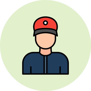 Koç Web simgesi vektör illüstrasyonu