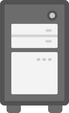 Basit Bilgisayar vektör illüstrasyonu