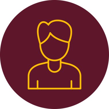 Çalışan. Web simgesi basit illüstrasyon