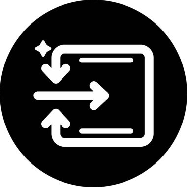 ok simgesi işareti, vektör illüstrasyonu