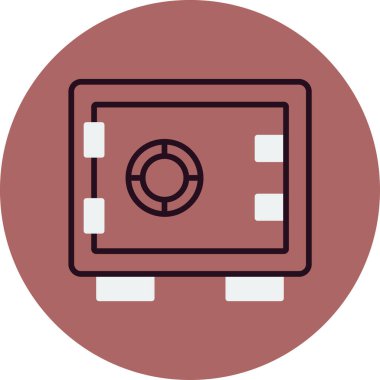 güvenli simge vektör illüstrasyonu 