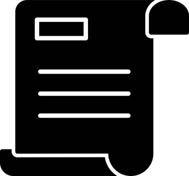 Bills Web simgesi basit illüstrasyon