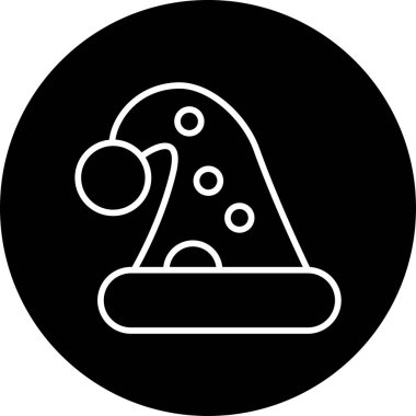 Gecekapağı simgesi vektör illüstrasyonu 