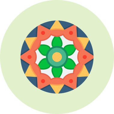 mandala tasarımı, web basit illüstrasyonu