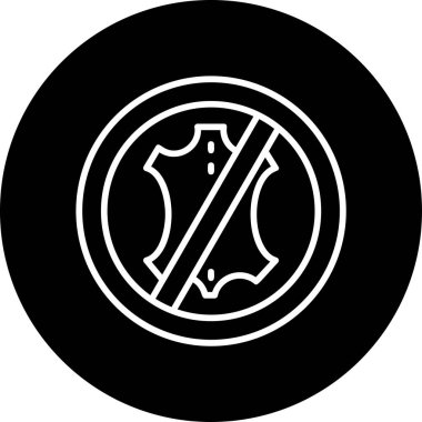 Deri simge vektör illüstrasyonu yok