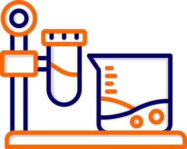 Kolay kimya deneyinin temel çizimi