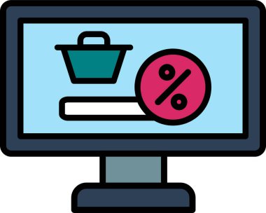 - İnternet. Web simgesi basit illüstrasyon