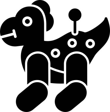 Küçük şirin dinozorun vektör çizimi