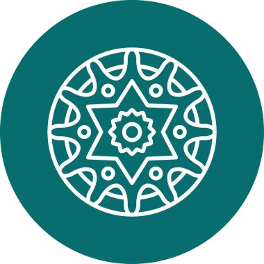 mandala tasarımı, web basit illüstrasyonu