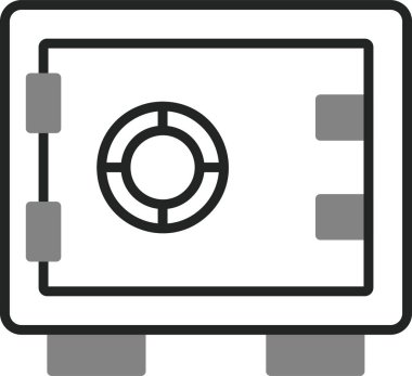 güvenli simge vektör illüstrasyonu 