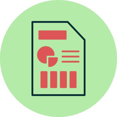 Basit çarşaf. Web simgesi illüstrasyonu