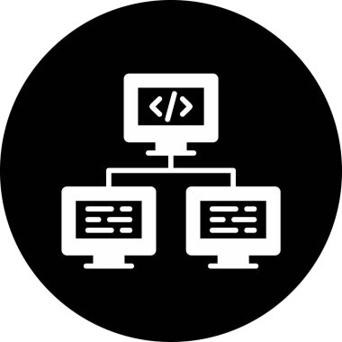 Web simgesi vektör illüstrasyonu