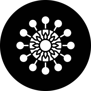 İğnelik Modern Simge, Vektör İllüstrasyonu 