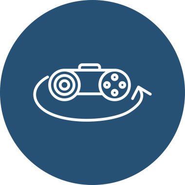 Oyun kolu. Web simgesi basit illüstrasyon 