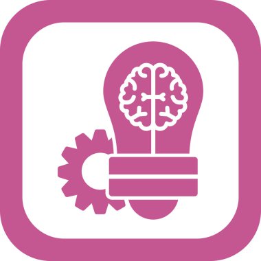 Basit İcat simgesi vektör illüstrasyonu