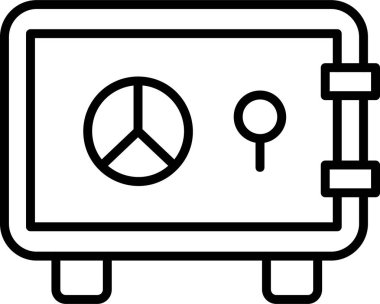 Depozito. Web simgesi basit illüstrasyon