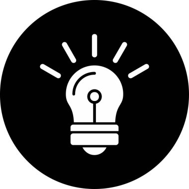 Ampul Ağı simgesi, vektör illüstrasyonu