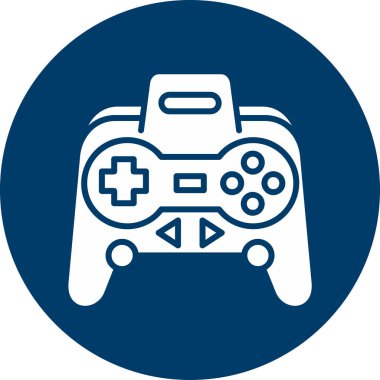 Oyun Denetleyici Web simgesi, vektör illüstrasyonu