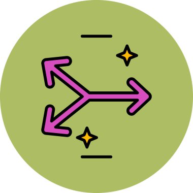 ok simgesi işareti, vektör illüstrasyonu