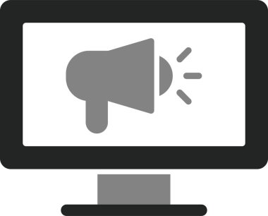 Eylem simgesine çağrı, vektör illüstrasyonu